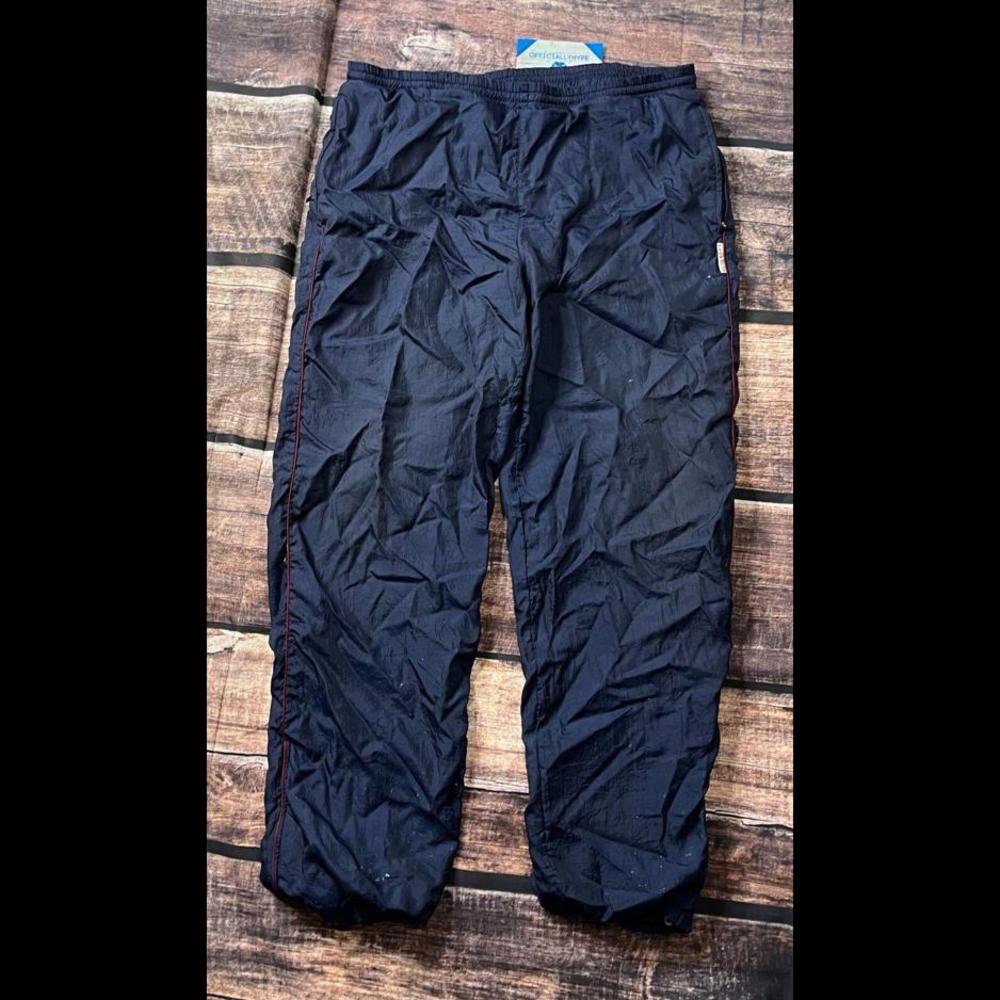 VINTAGE Givenchy Activewear Nylon Pants Navy Men's Large Drawstring